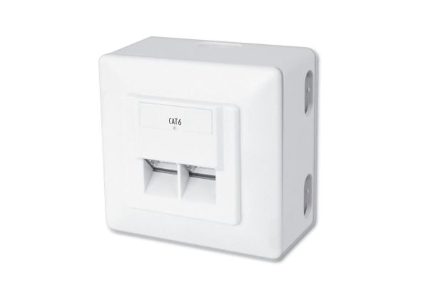Digitus DN-9006/B5-N, RJ-45, Valkoinen, Kiina