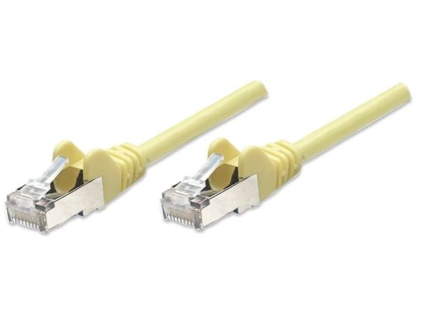Intellinet Cat5e 7.5m, 7,5 m, Cat5e, SF/UTP (S-FTP), RJ-45, RJ-45, Gult