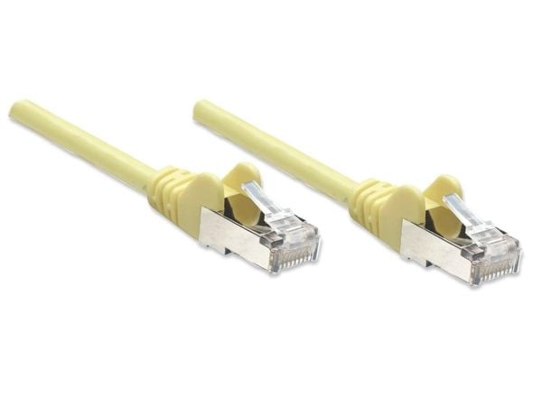 Intellinet Cat5e 7.5m, 7,5 m, Cat5e, SF/UTP (S-FTP), RJ-45, RJ-45, Gult