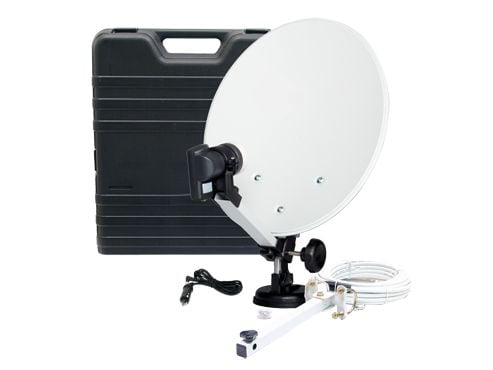 TELESTAR 35 Camping Set - Mobilt system för satellit-TV - DVB-S, DVB-S2 - offset dish: 35 cm