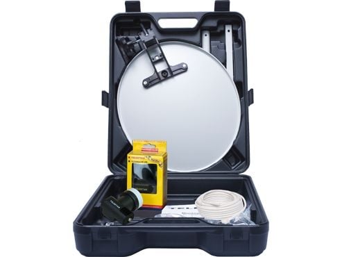TELESTAR 35 Camping Set - Mobilt system för satellit-TV - DVB-S, DVB-S2 - offset dish: 35 cm