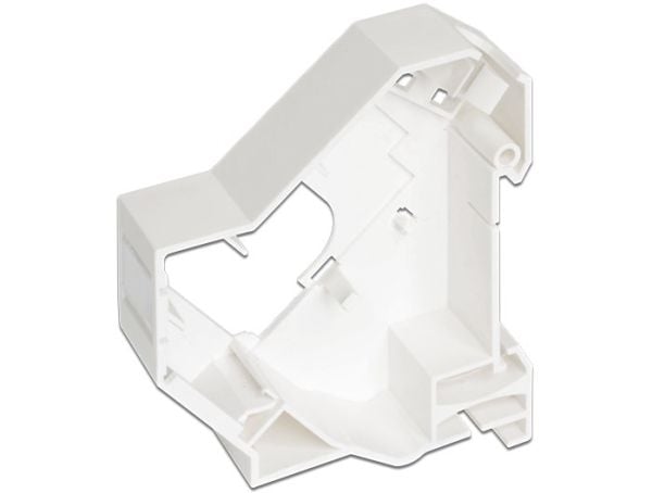 Delock Keystone Mounting for DIN rail - DIN-skinnemonteringssett - hvit