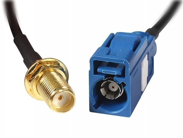 Delock - Antennekabel - FAKRA C-stikforbindelse hun til SMA hun - 20 cm - lajittelu