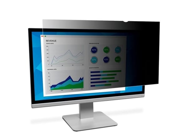 3M PF215W9B, 54,6 cm (21.5"), 16:9, Näyttö, Kehyksetön näytön yksityisyyssuodatin, Häikäisynesto, Yksityisyys, 82,009500496 g