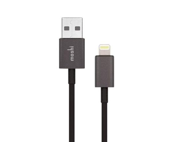 moshi - Lightning-kabel - USB hann til Lightning hann - 1 m - skjermet - svart