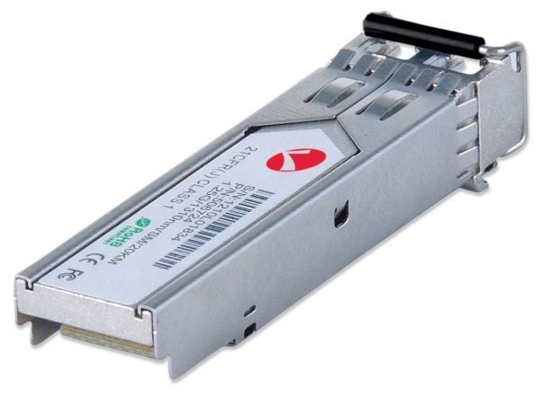 Intellinet 506724, Fiber optisk, 1000 Mbit/s, mini-GBIC, LC, 9/125 µm, LX