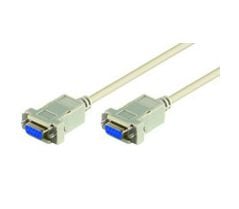 MicroConnect - Null modem-kabel - DB-9 (hunn) til DB-9 (hunn) - 1.8 m