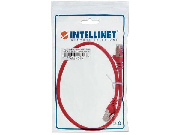 Intellinet Cat5e, SFTP, 15m, 15 m, Cat5e, SF/UTP (S-FTP), RJ-45, RJ-45, Rød