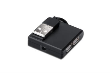 DIGITUS DA-70217 - Hub - 4 x USB 2.0 - stasjonær