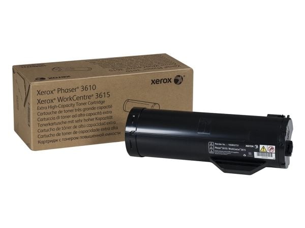 Xerox Phaser 3610 - Extra High Capacity - svart - original - tonerpatron - for Phaser 3610; WorkCentre 3615