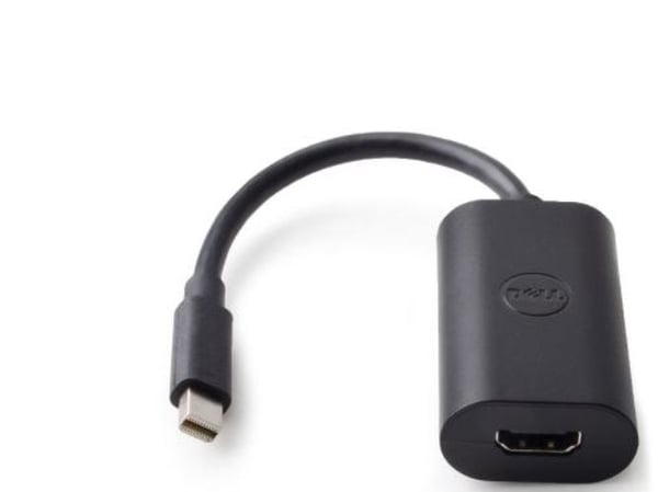 Dell - Video adapter - Mini DisplayPort hann til HDMI hunn - for Dell Mobile Projector M900; Inspiron 5559; Latitude 7275, E7240; Venue 8; XPS 12 9250