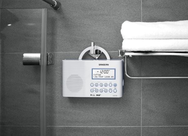 Sangean-H203D - Bærbar DAB-radio - 2 watt - hvit