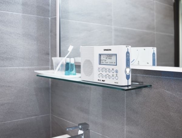 Sangean-H203D - Bærbar DAB-radio - 2 watt - hvit