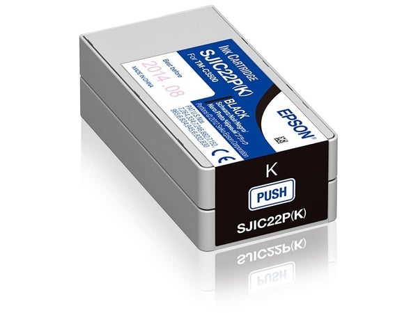 Epson SJIC22P(K) - Svart - original - blekkpatron - for TM C3500