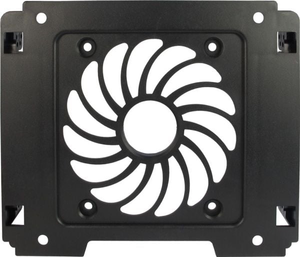 Inter-Tech HDD- / SSD-mounting frame - Uttagbar harddiskramme - 2.5", 3.5" - fra 5,25" til 3,5" / 2,5" - svart
