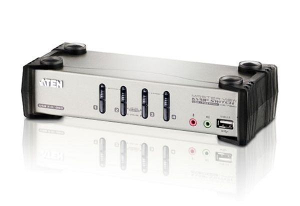 ATEN CS1734B - KVM / lyd / USB-svitsj - 4 x KVM/lyd/USB - stasjonær