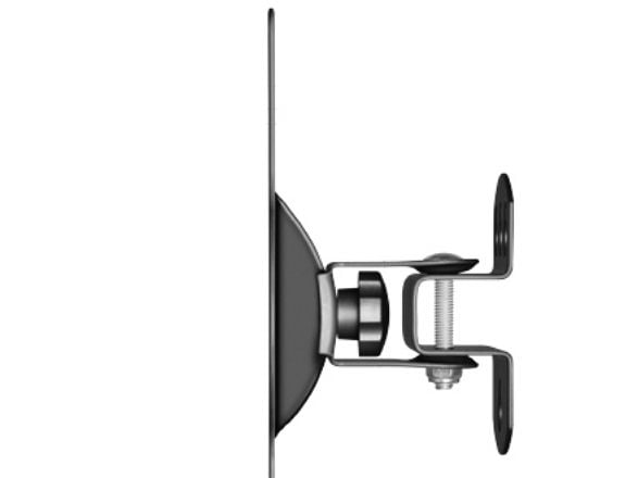 Goobay 51893, 75 x 75 mm, 200 x 200 mm, -20 - 20°, -30 - 30°, Stål, Sort