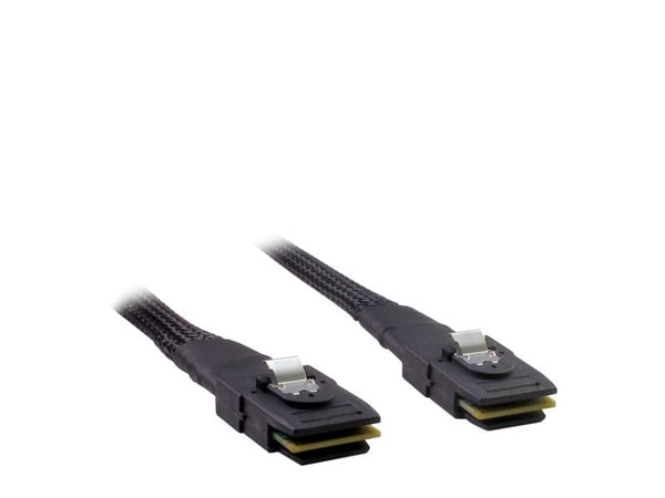 Inter-Tech 88885238, 0,5 m, SFF-8087, SFF-8087, Musta, 35 g