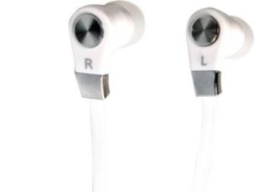 Media-Tech MAGICSOUND DS-2 MT3556 - Hörlurar med mikrofon - inuti örat - kabelansluten - vit