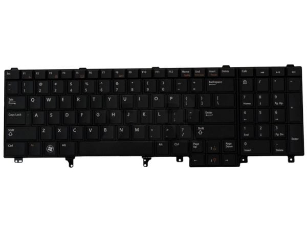 DELL 2KW9C, Tangentbord, Spansk, DELL, Latitude E5530