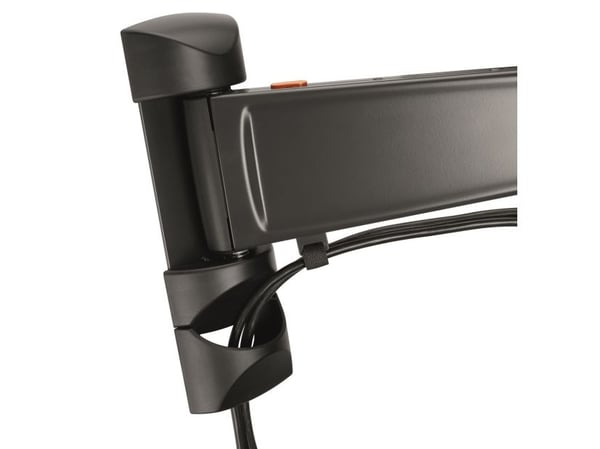 Vogel's BASE 25 S TURN 120 - Monteringssett (kontaktplate, veggmontering, dreiearm) - for flatpanel - svart - skjermstørrelse: 19"-37" - veggmonterbar