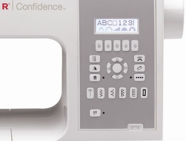 Singer Confidence 7470 - Symaskin - 225 sting - 6 enkeltskrittsknappehull - LCD display