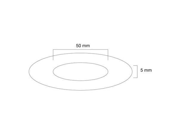 Neomounts FPMA-CRB5HM - Monteringskomponent (hölje för takfäste) - för LCD-display - plast - svart - för P/N: FPMA-C100, FPMA-C100SILVER