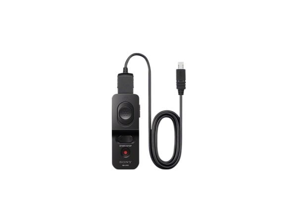 Sony RM-VPR1, Digitaalikamera, Langallinen, Painikkeiden painaminen, Uudelleenladattava, Musta
