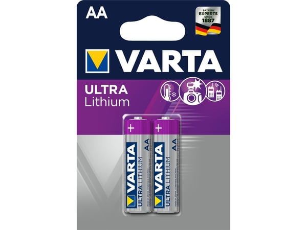 Varta Professional - Akut 2 x AA-tyyppi - Li - 2900 mAh
