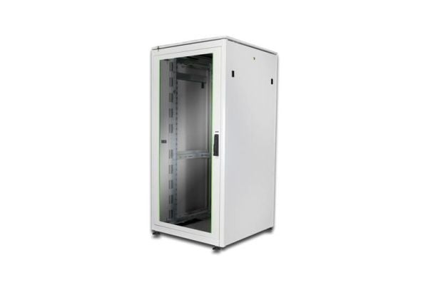 Digitus Unique DN-19 32U-8/8-1 - Rack skap - lysegrå, RAL 7035 - 32U - 19"