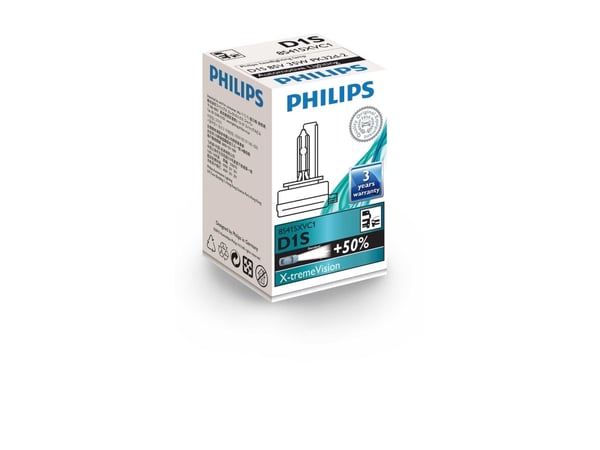 Philips X-tremeVision Xenon-valonlähde auton ajovaloihin 85415XVC1, 35 W, D1S, Xenon, 4800 K