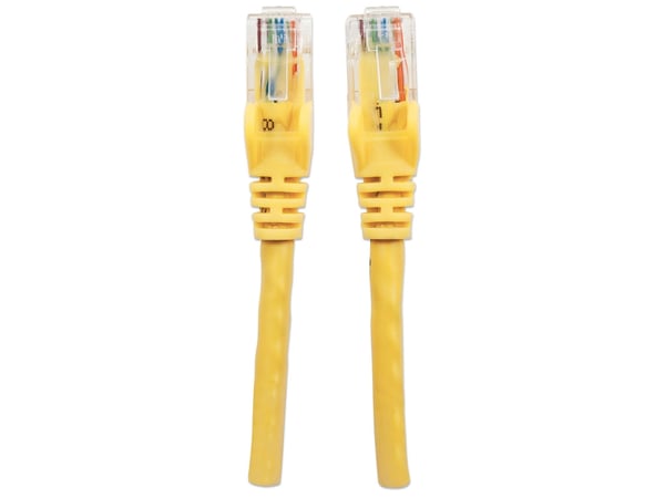 Intellinet 20m Cat6, 20 m, Cat6, U/UTP (UTP), RJ-45, RJ-45, Gult