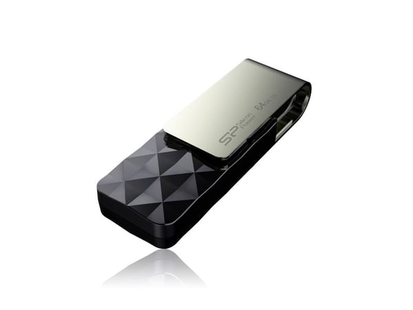 SILICON POWER Blaze B30 - USB flash-enhet - 64 GB - USB 3.0 - svart