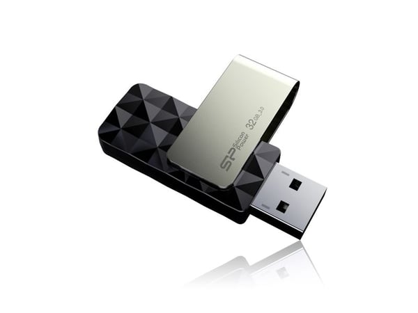 SILICON POWER Blaze B30 - USB-flashstasjon - 32 GB - USB 3.0 - svart