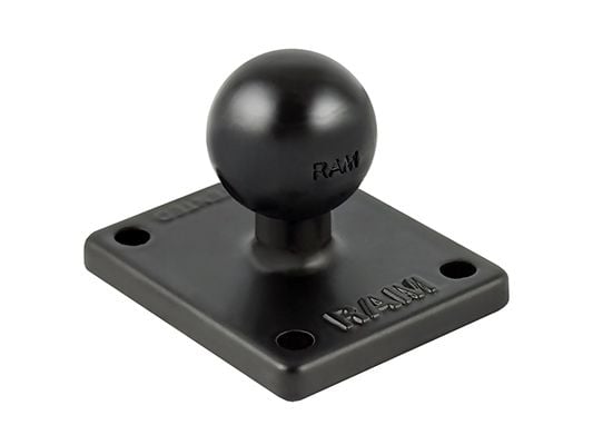 RAM Mounts baseplate rektangulær 2x1,7'' B-kule 1'' AMPS-raster