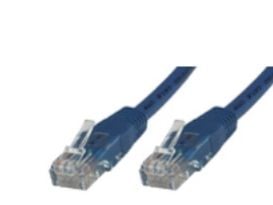 MicroConnect - Verkkokaapeli - RJ-45 (uros) - RJ-45 (uros) - 30 cm - UTP - CAT 5e - sininen