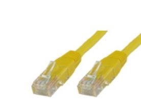 MicroConnect - Nettverkskabel - RJ-45 (hann) til RJ-45 (hann) - 30 cm - UTP - CAT 5e - gul