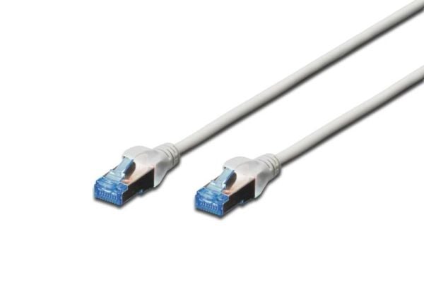 DIGITUS Ecoline - Liitäntäkaapeli - RJ-45 (han) til RJ-45 (han) - 3 m - FTP - CAT 5e - grå - vihreä
