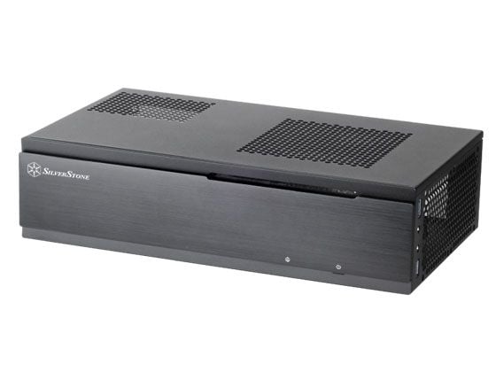 SilverStone MILO ML06 - SFF - mini-ITX - ingen strømforsyning (SFX12V) - svart - USB/lyd