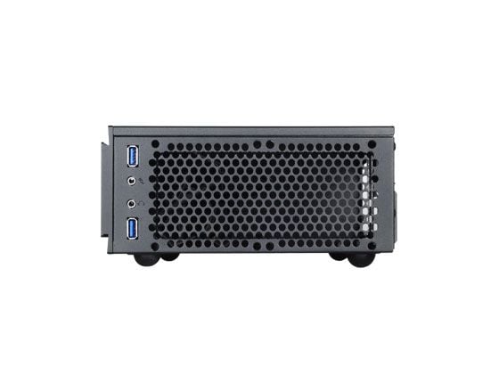 SilverStone MILO ML06 - SFF - mini-ITX - ingen strømforsyning (SFX12V) - svart - USB/lyd