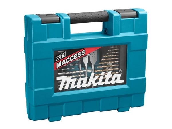 Makita - Ruuvimeisseli-, poranterä- ja hylsysarja - 71 kpl - 3 mm
