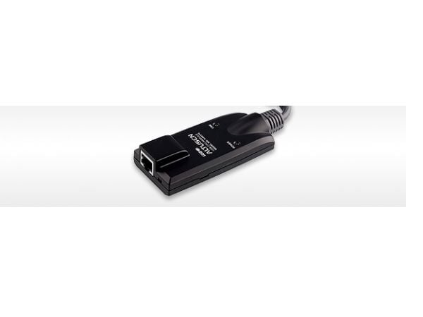 ATEN KA7570 USB KVM Adapter Cable - Tastatur / video / musekabel (KVM) - RJ-45 (hunn) til USB, HD-15 (VGA) (hann) - for ALTUSEN KH1508A, KH1516A, K...