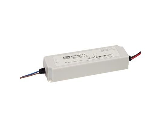MEAN WELL LPV-100-48, 100 W, IP20, 90 - 264 V, 48 V, 52 mm, 190 mm
