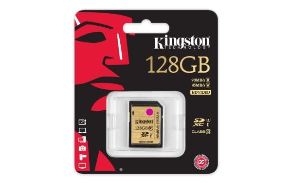 Kingston Ultimate - Flashminnekort - 128 GB - UHS Class 1 / Class10 - 300x - SDXC
