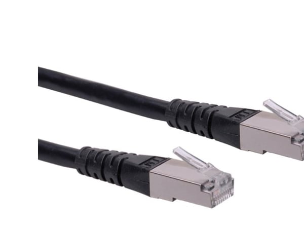 ROLINE RJ-45, 2 m, 2 m, Cat6, S/FTP (S-STP), RJ-45, RJ-45, Sort