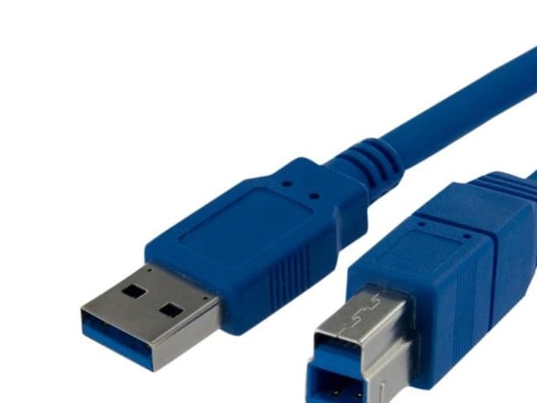StarTech.com USB3SAB1M, 1 m, USB A, USB B, USB 3.2 Gen 1 (3.1 Gen 1), Uros/uros, Sininen