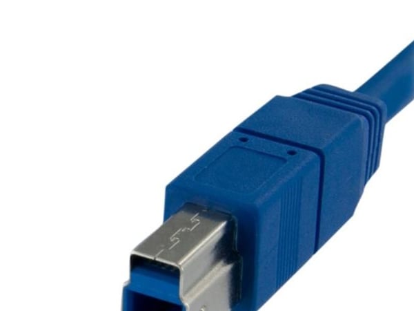 StarTech.com USB3SAB1M, 1 m, USB A, USB B, USB 3.2 Gen 1 (3.1 Gen 1), Uros/uros, Sininen