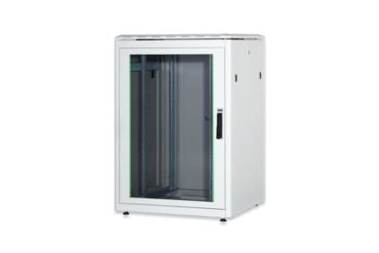 Digitus Unique DN-19 22U-8/8-1 - Teline - kotelo - vaaleanharmaa, RAL 7035 - 22U - 19"