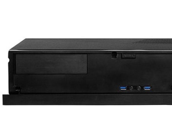SilverStone MILO ML04 - Tower - mini ITX / micro ATX - ingen strømforsyning (ATX / PS/2) - svart - USB/lyd
