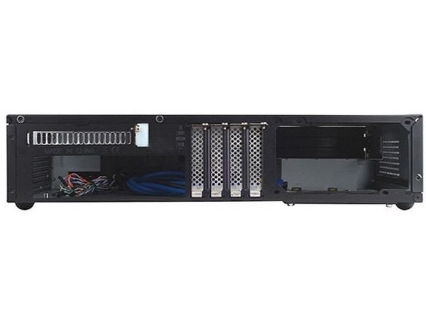 SilverStone MILO ML04 - Tower - mini ITX / micro ATX - ingen strømforsyning (ATX / PS/2) - svart - USB/lyd